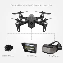 Varjeine EX2mini Brushless 5.8G FPV - RC Drone Quadcopter RTF - med kamera FPV Monitor + Glasögon - Mode 2 (vänsterhandslag)