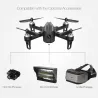 Varjeine EX2mini Brushless 5.8G FPV - RC Drone Quadcopter RTF - med kamera FPV Monitor + Glasögon - Mode 2 (vänsterhandslag)