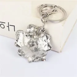llaveroRosa de cristal de lujo - llavero