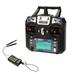 Trasmettitore radio FlySky FS-i6 2.4G 6CH AFHDS RC con ricevitore FS-iA6B per drone RC FPV