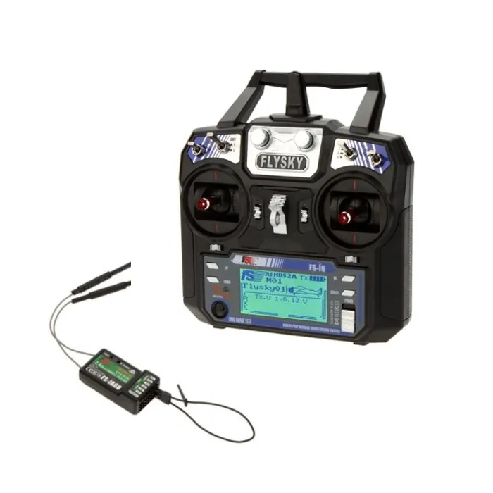 FlySky FS-i6 2.4G 6CH AFHDS RC radiosender med FS-iA6B modtager til RC FPV Drone