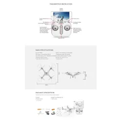 Syma X8PRO GPS 720P WIFI FPV -kameralla Altitude Hold - RC Drone Quadcopter