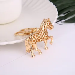 Cavalo de cristal - chaveiro