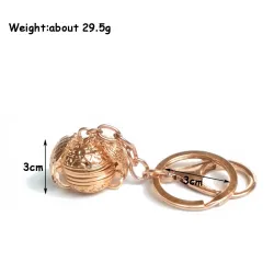 Expandable photo locket keyring