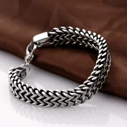 PulserasPulsera de cadena de acero inoxidable