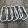 Alumiinikarabiner - D-tyypin nopea koukku 6 pc