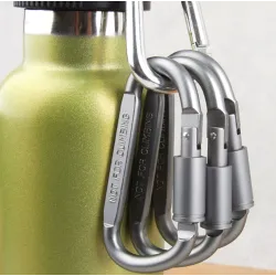 Aluminum carabiner - D type quick hook 6 pcs