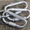 Aluminum carabiner - D type quick hook 6 pcs