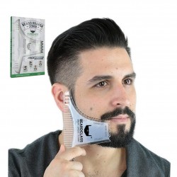 Cuscinetto sagomato - barba-styling modello con pettine