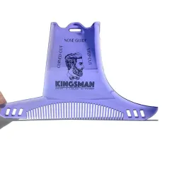 Beard shaping - beard-styling template with comb