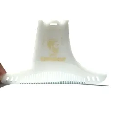 Beard shaping - beard-styling template with comb