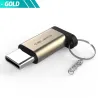 Adaptador USB 3.1 Tipo C Cabo - Micro USB fêmea para tipo C macho