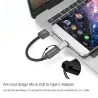 CablesAdaptador USB 3.1 Tipo C Cable - Micro USB Mujer a Tipo C Hombre
