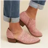 BotasHollow out - botas de tobillo de cuero