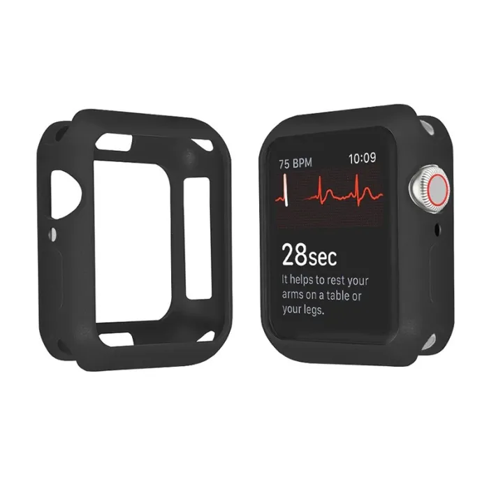 Custodia in silicone morbido - per Apple Watch 42mm - 38mm - 40mm - 44mm