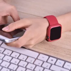 Custodia in silicone morbido - per Apple Watch 42mm - 38mm - 40mm - 44mm