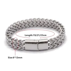 PulserasPulsera de acero inoxidable 316L con cierre magnético