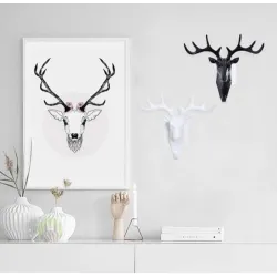 Deer head - wall hook - hanger
