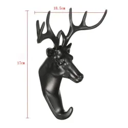 Deer head - wall hook - hanger