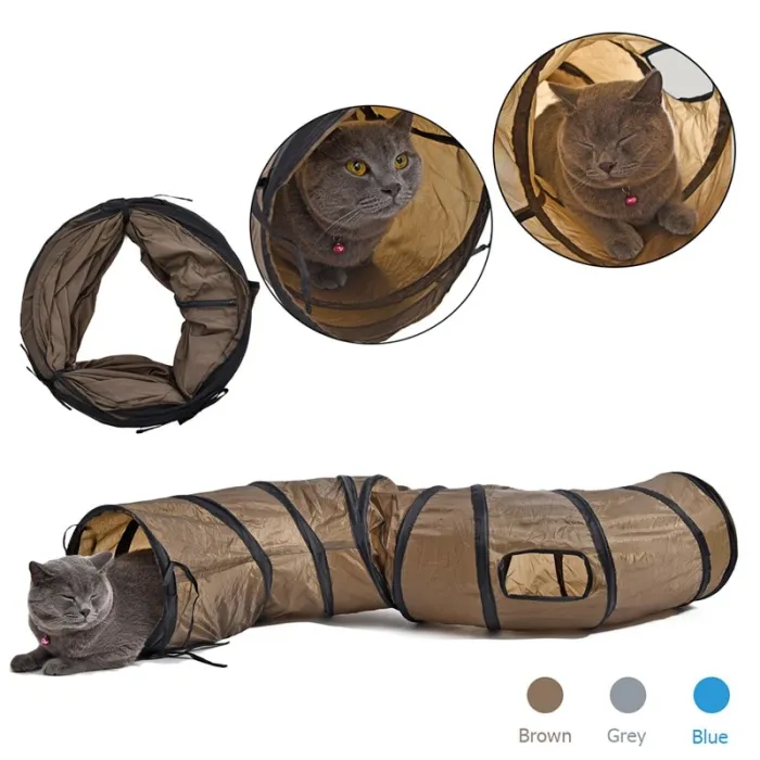 JuguetesS - Forma túnel plegable para gatos & mascotas