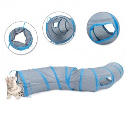 S Kształt - składany tunel dla kotów & zwierząt domowych - zabawkaZabawki