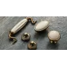 Antike Bronze - Keramik Möbel Griff