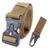 Correia de nylon militar com fivela automática