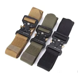 CinturónCinturón de nylon militar con hebilla automática