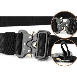 CinturónCinturón de nylon militar con hebilla automática