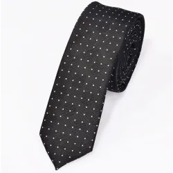Klassisk polyester smal slips