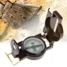 Herramientas de supervivenciaCompasss del ejército plegable con lentes verdes