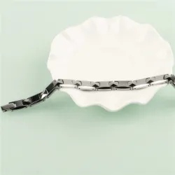 PulserasPulsera de acero inoxidable magnético pulido - Unisex