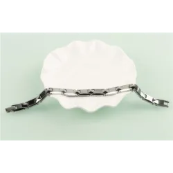 PulserasPulsera de acero inoxidable magnético pulido - Unisex