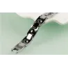 PulserasPulsera de acero inoxidable magnético pulido - Unisex