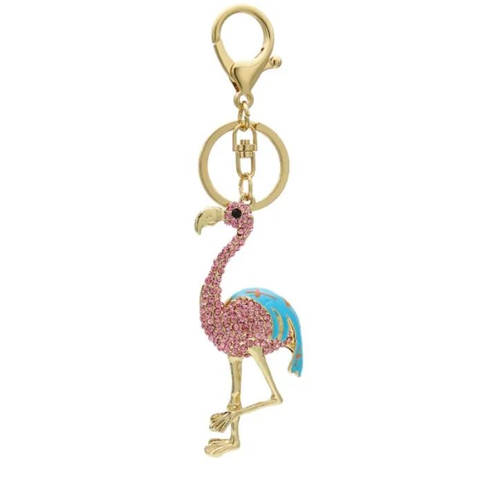 llaveroCristal Flamingo - Keychain