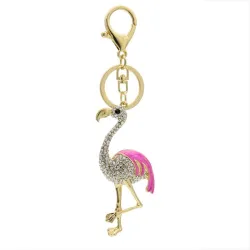 llaveroCristal Flamingo - Keychain
