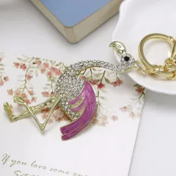 llaveroCristal Flamingo - Keychain