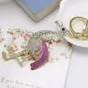 Crystal Flamingo - Porte-clés