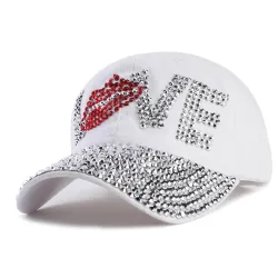 Crystal Love & läppar - baseball cap - unisex