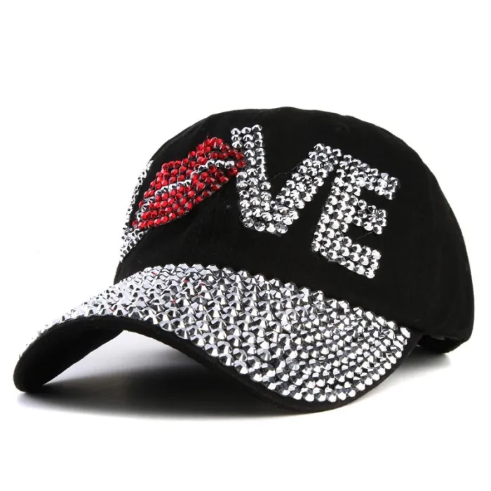 Crystal Love & läppar - baseball cap - unisex