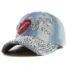 Crystal Love & läppar - baseball cap - unisex