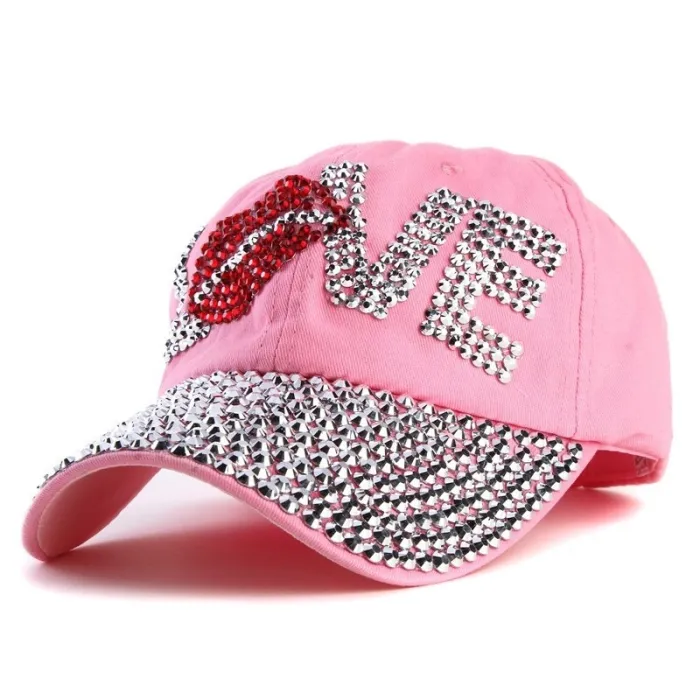 Crystal Love & läppar - baseball cap - unisex