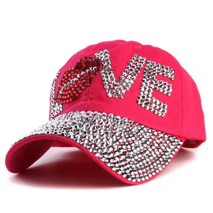 Crystal Love & läppar - baseball cap - unisex