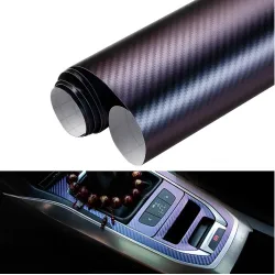 3D Carbon Fiber Vinyl Wrap - Sticker 10 * 100cm