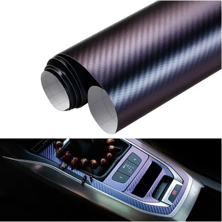 Pegatinas3D Carbon Fiber Vinyl Wrap - Pegatina 10 * 100cm