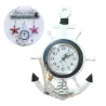 RelojesAnclaje de mar retro - Reloj de pared de madera - Estilo mediterráneo
