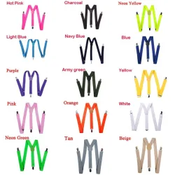 Clip-on Hosenträger - Elastischer Y-Shape Verstellbare Halterungen - Unisex