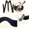 Clip-on Hosenträger - Elastischer Y-Shape Verstellbare Halterungen - Unisex