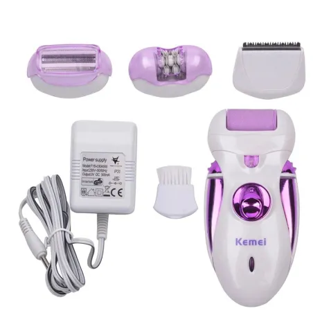 4 i 1 laddningsbar elektrisk epilator - rakare - trimmer