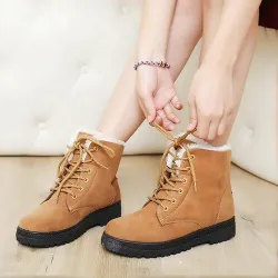 Botas quentes de inverno